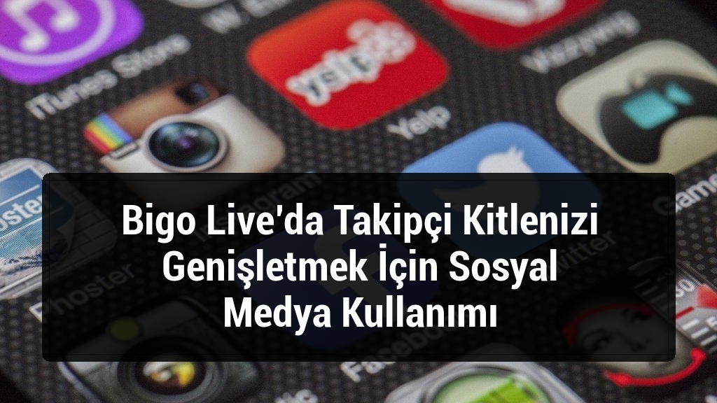 Bigo Live’da Takipçi Kitlenizi Genişletmek İçin Sosyal Medya Kullanımı