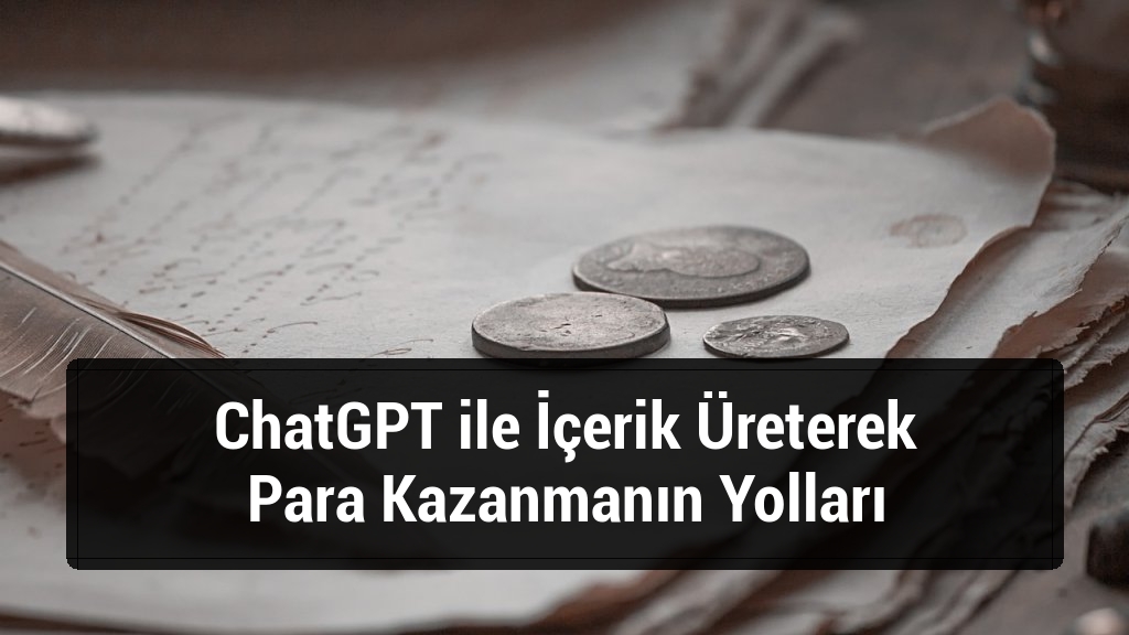 ChatGPT ile İçerik Üreterek Para Kazanmanın Yolları