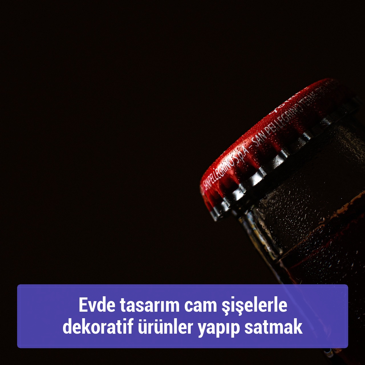 Evde tasarım cam şişelerle dekoratif ürünler yapıp satmak