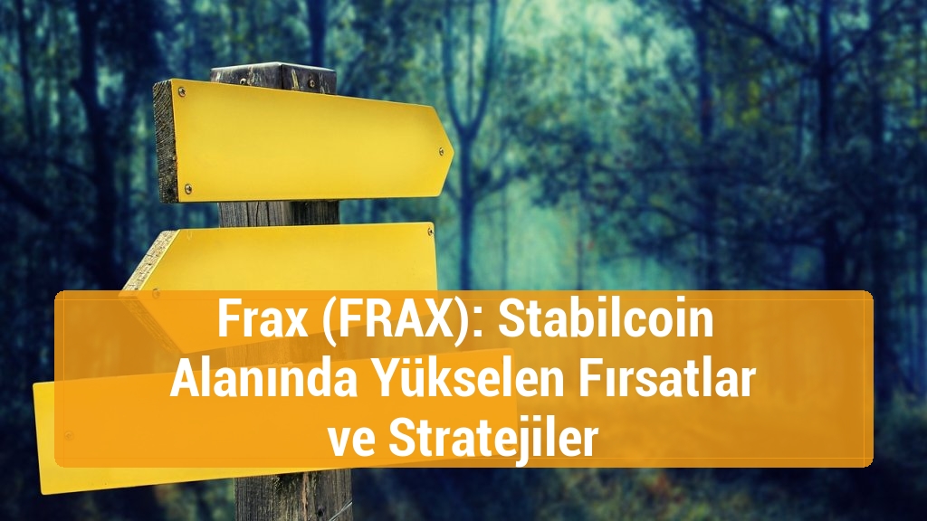 Frax (FRAX): Stabilcoin Alanında Yükselen Fırsatlar ve Stratejiler