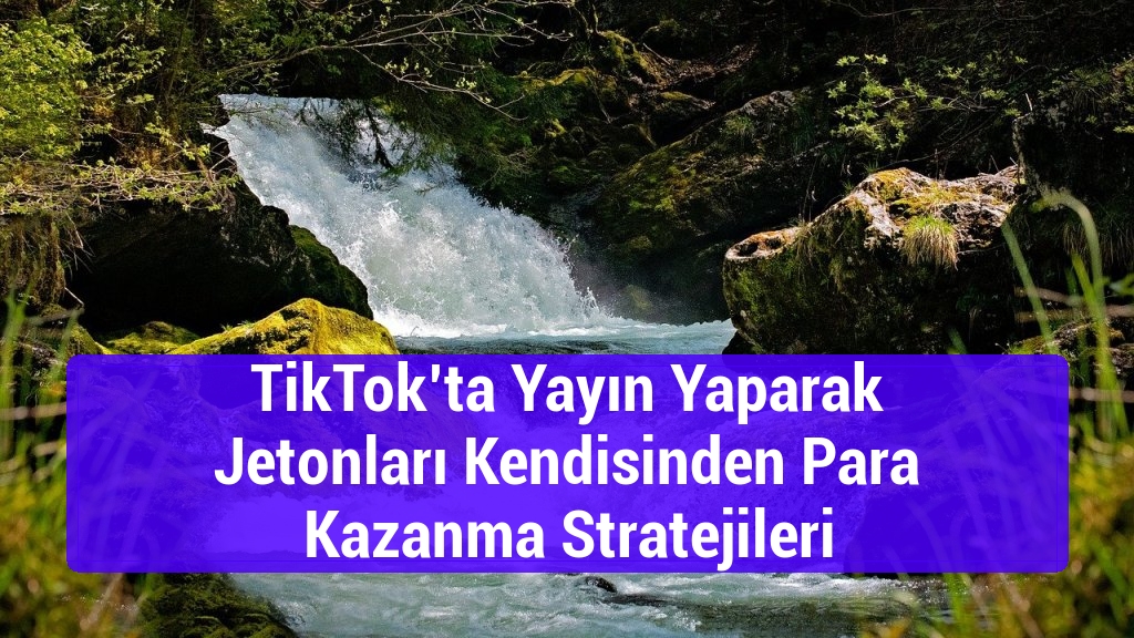 TikTok’ta Yayın Yaparak Jetonları Kendisinden Para Kazanma Stratejileri
