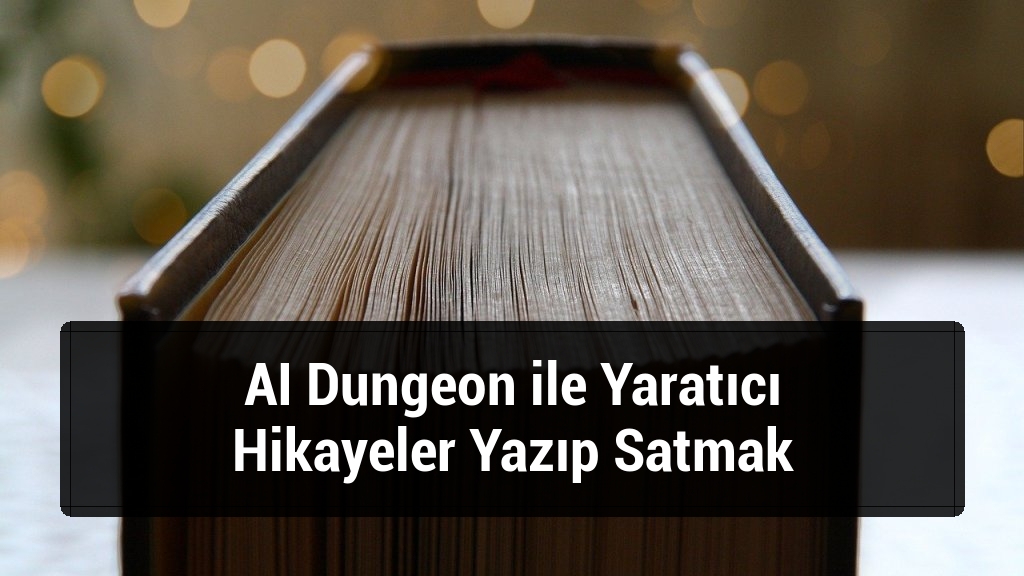 AI Dungeon ile Yaratıcı Hikayeler Yazıp Satmak