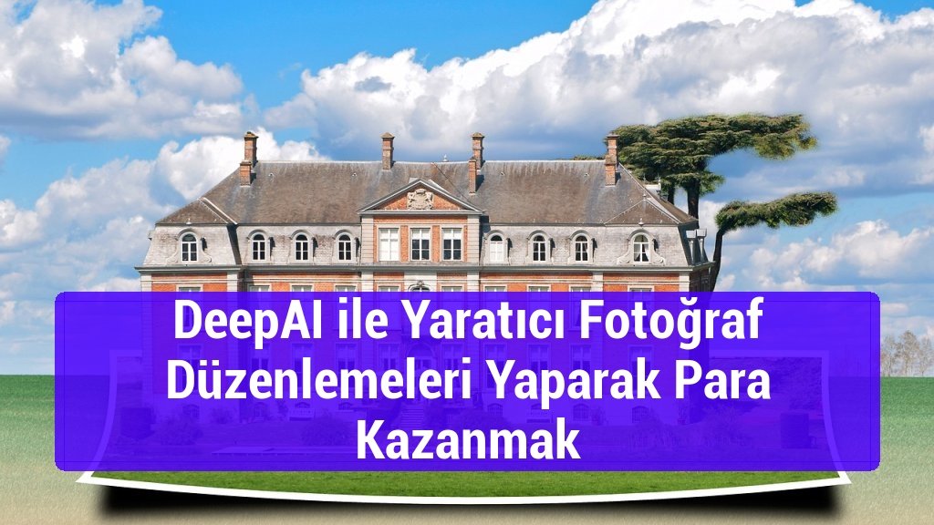 DeepAI ile Yaratıcı Fotoğraf Düzenlemeleri Yaparak Para Kazanmak