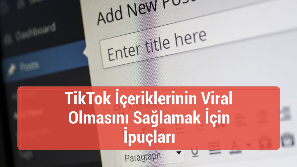TikTok İçeriklerinin Viral Olmasını Sağlamak İçin İpuçları