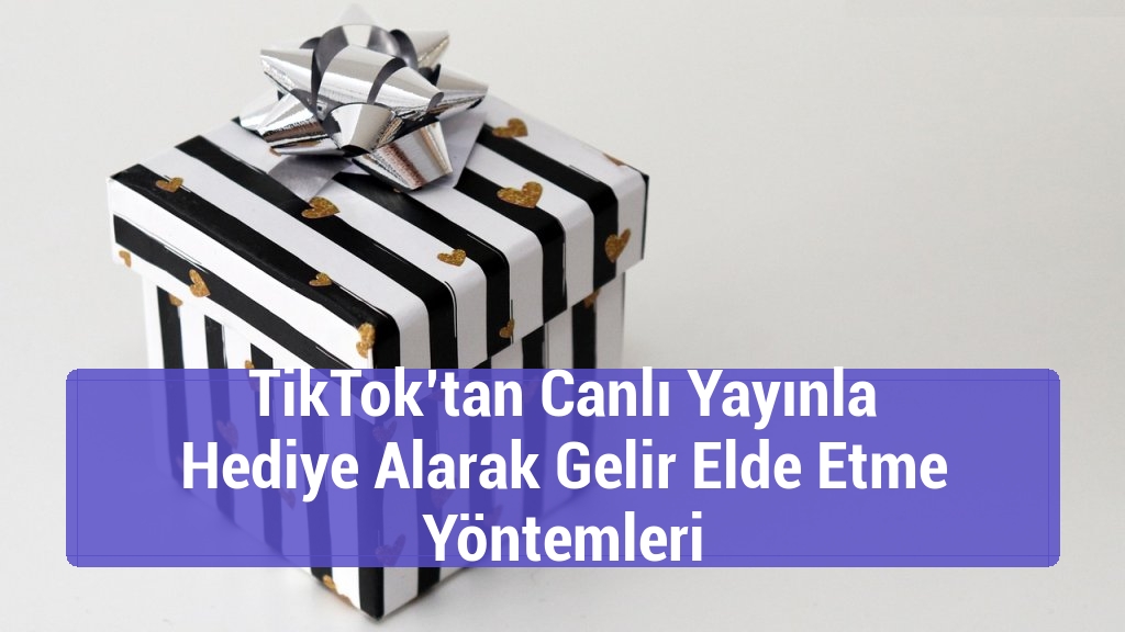 TikTok’tan Canlı Yayınla Hediye Alarak Gelir Elde Etme Yöntemleri