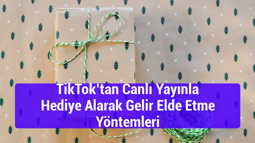 TikTok’tan Canlı Yayınla Hediye Alarak Gelir Elde Etme Yöntemleri