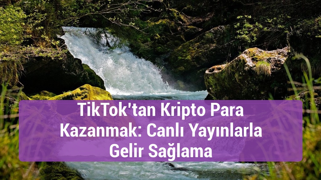 TikTok’tan Kripto Para Kazanmak: Canlı Yayınlarla Gelir Sağlama