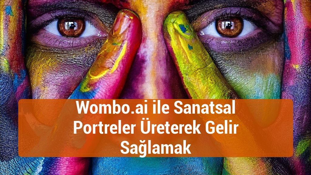 Wombo.ai ile Sanatsal Portreler Üreterek Gelir Sağlamak
