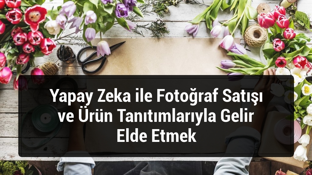 Yapay Zeka ile Fotoğraf Satışı ve Ürün Tanıtımlarıyla Gelir Elde Etmek