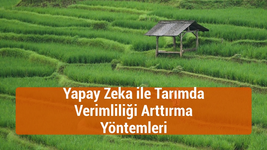 Yapay Zeka ile Tarımda Verimliliği Arttırma Yöntemleri