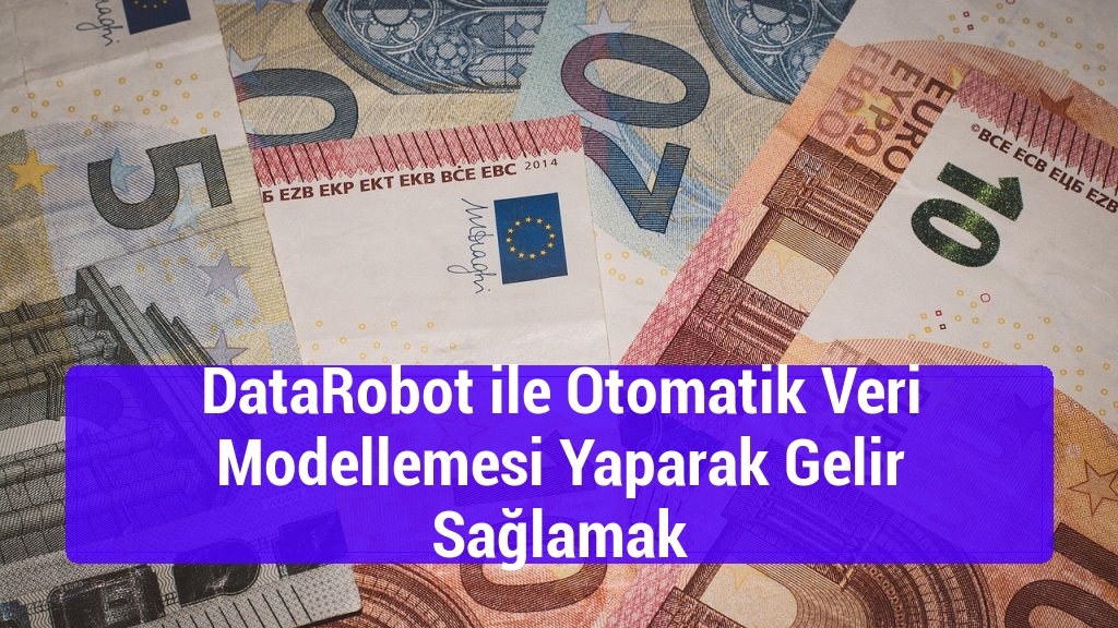 DataRobot ile Otomatik Veri Modellemesi Yaparak Gelir Sağlamak