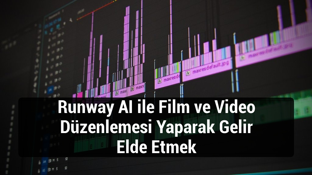 Runway AI ile Film ve Video Düzenlemesi Yaparak Gelir Elde Etmek