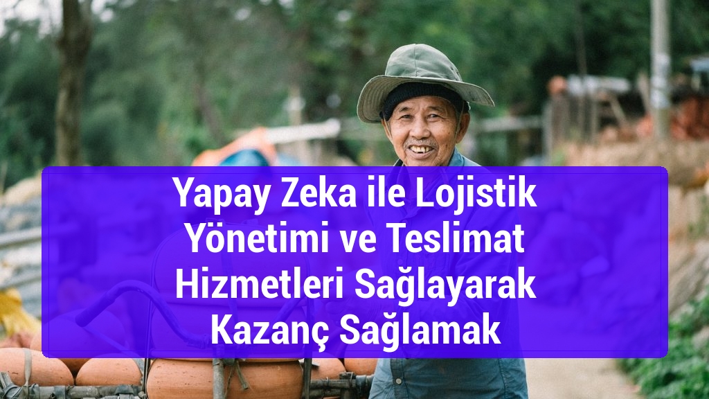 Yapay Zeka ile Lojistik Yönetimi ve Teslimat Hizmetleri Sağlayarak Kazanç Sağlamak