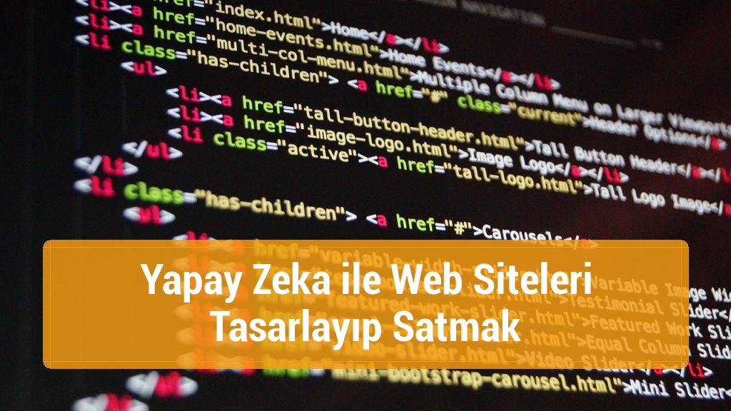 Yapay Zeka ile Web Siteleri Tasarlayıp Satmak