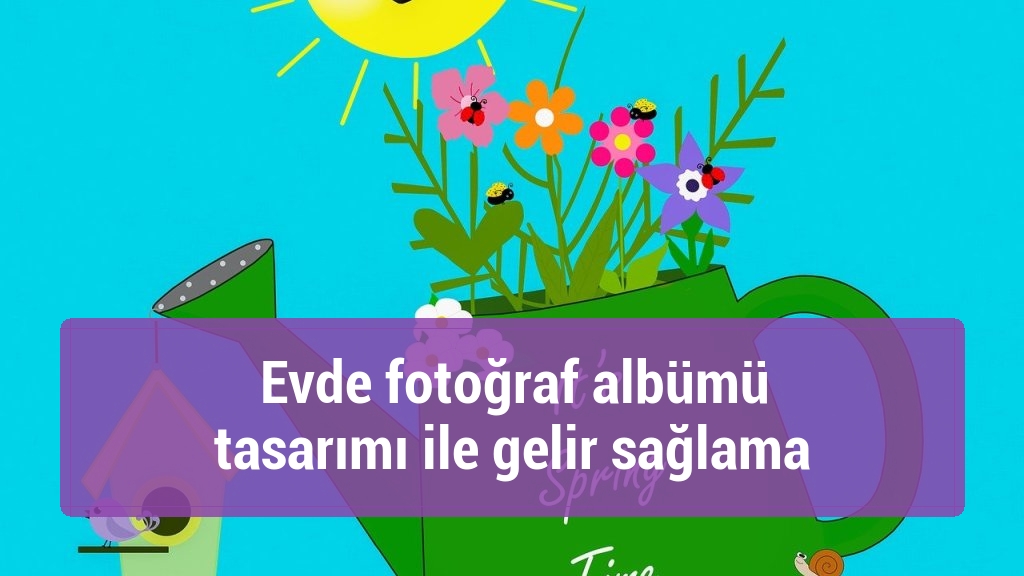 Evde fotoğraf albümü tasarımı ile gelir sağlama