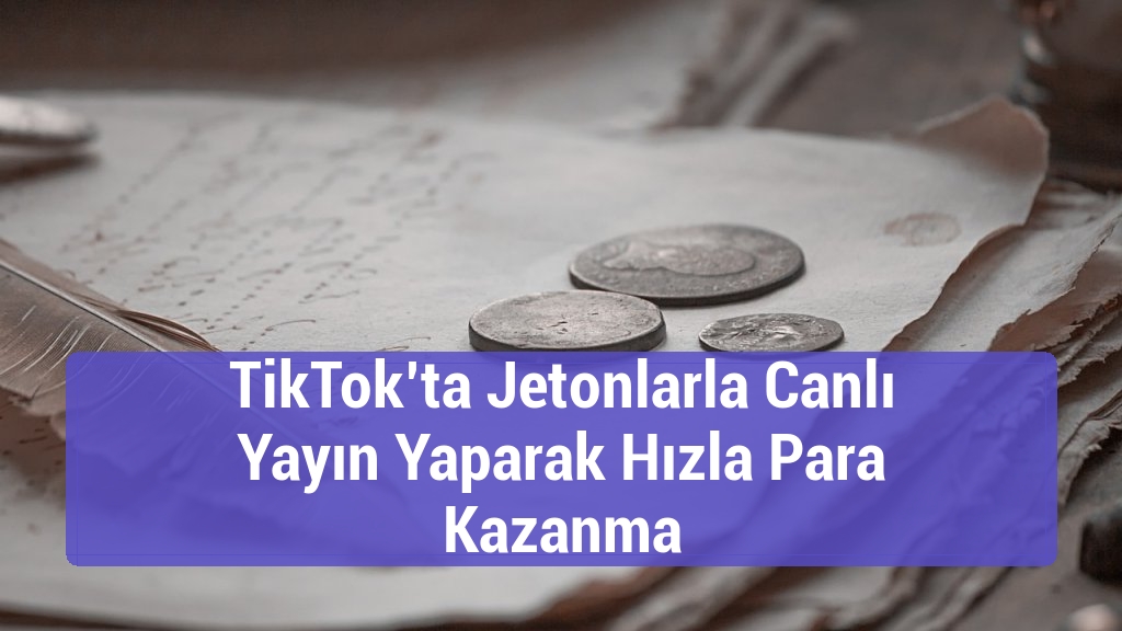 TikTok’ta Jetonlarla Canlı Yayın Yaparak Hızla Para Kazanma