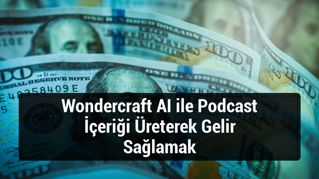 Wondercraft AI ile Podcast İçeriği Üreterek Gelir Sağlamak