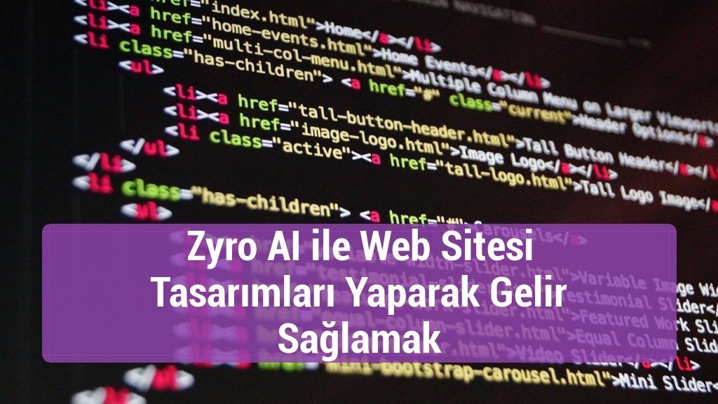 Zyro AI ile Web Sitesi Tasarımları Yaparak Gelir Sağlamak