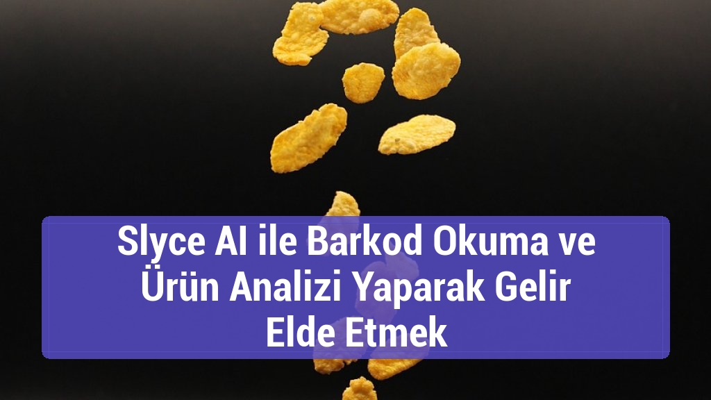 Slyce AI ile Barkod Okuma ve Ürün Analizi Yaparak Gelir Elde Etmek
