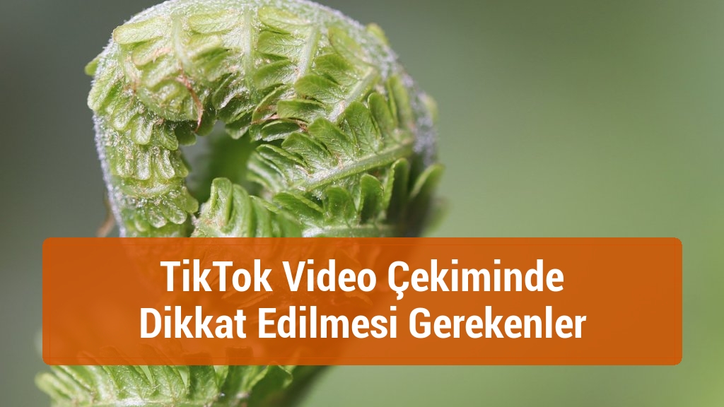 TikTok Video Çekiminde Dikkat Edilmesi Gerekenler