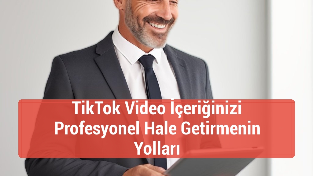 TikTok Video İçeriğinizi Profesyonel Hale Getirmenin Yolları