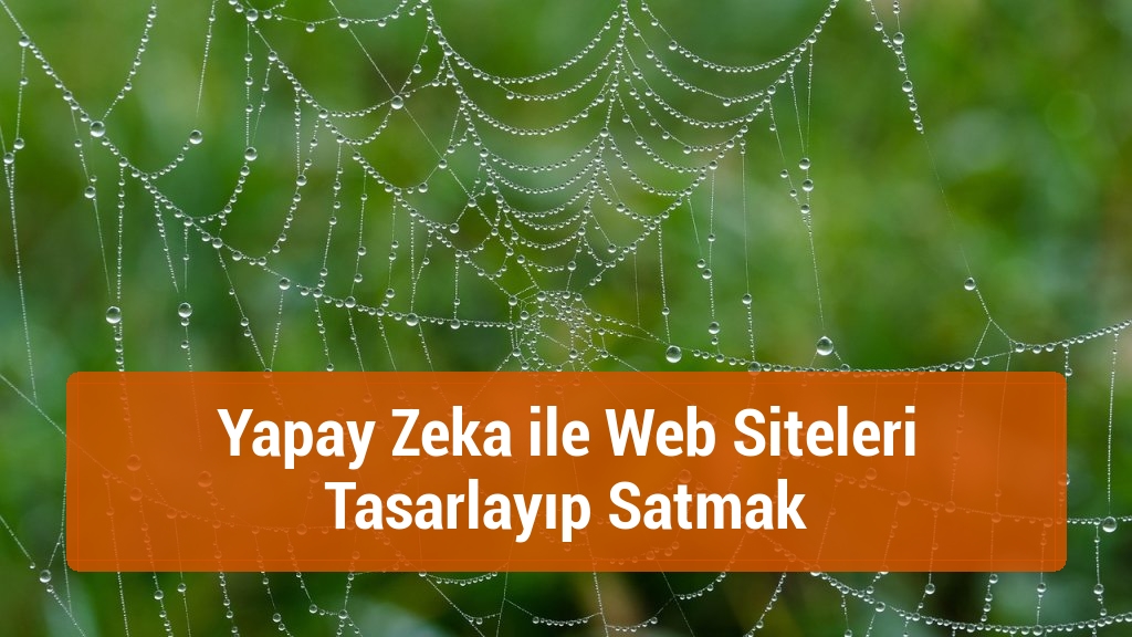 Yapay Zeka ile Web Siteleri Tasarlayıp Satmak