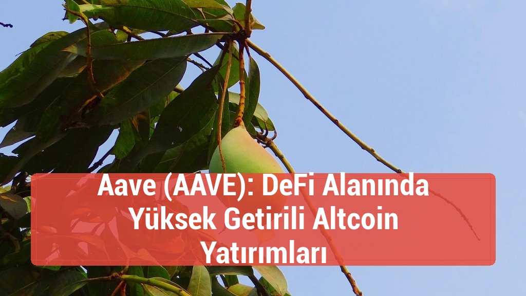 Aave (AAVE): DeFi Alanında Yüksek Getirili Altcoin Yatırımları