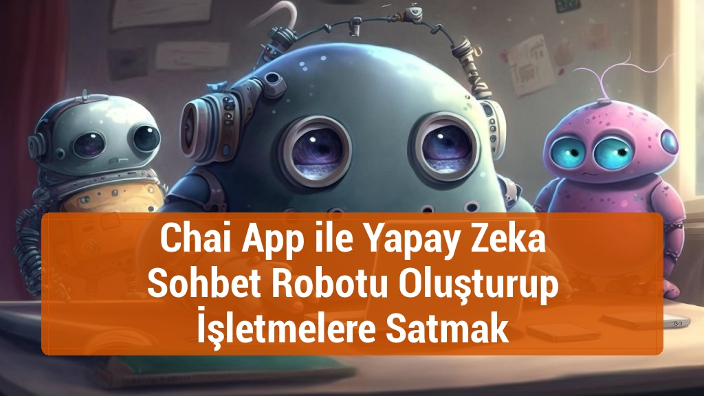 Chai App ile Yapay Zeka Sohbet Robotu Oluşturup İşletmelere Satmak
