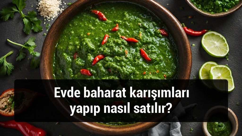 Evde baharat karışımları yapıp nasıl satılır?
