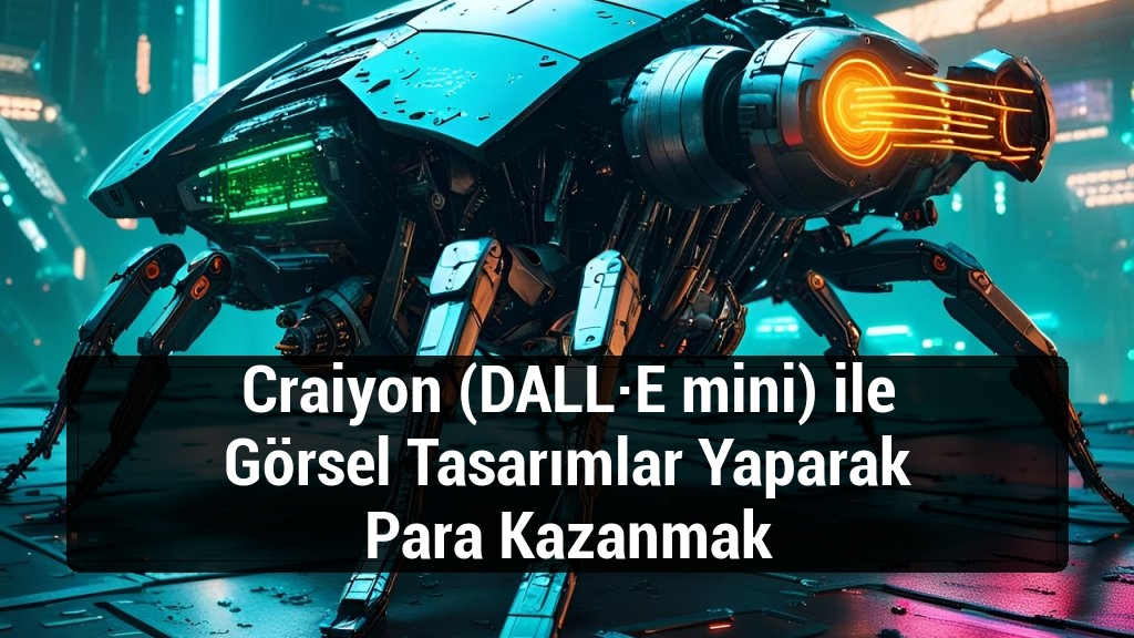 Craiyon (DALL·E mini) ile Görsel Tasarımlar Yaparak Para Kazanmak