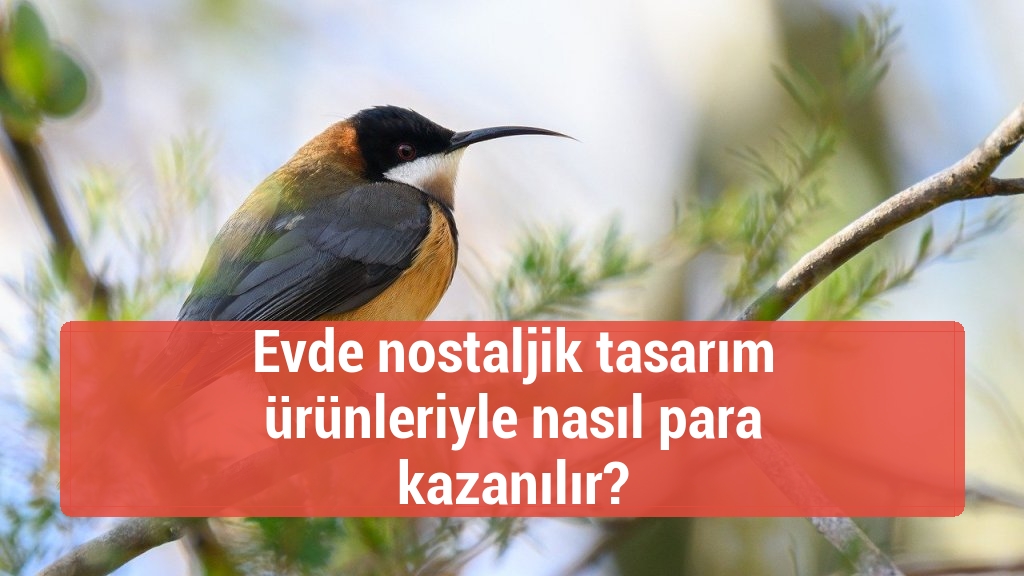 Evde nostaljik tasarım ürünleriyle nasıl para kazanılır?