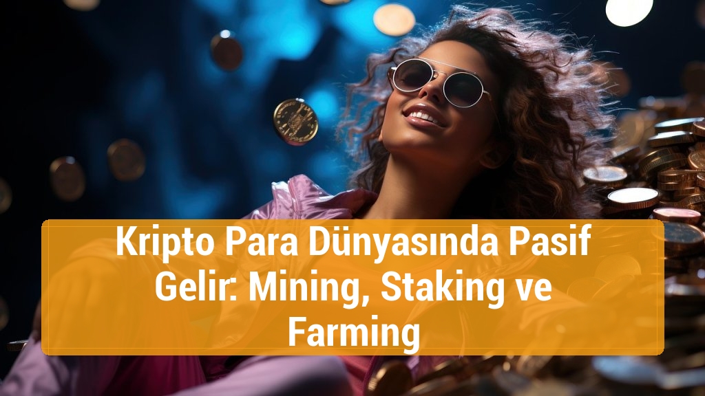 Kripto Para Dünyasında Pasif Gelir: Mining, Staking ve Farming