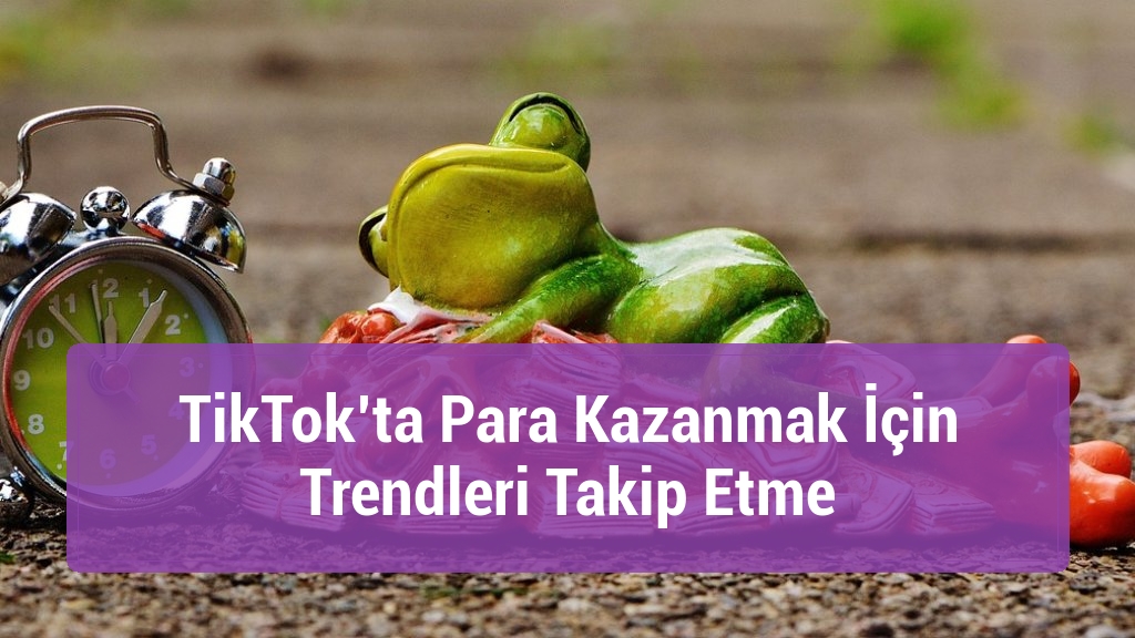 TikTok’ta Para Kazanmak İçin Trendleri Takip Etme