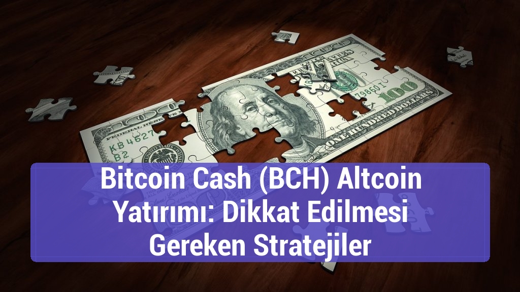 Bitcoin Cash (BCH) Altcoin Yatırımı: Dikkat Edilmesi Gereken Stratejiler