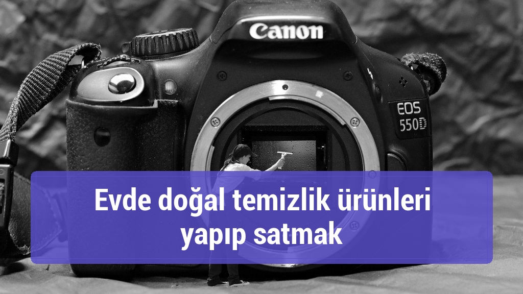 Evde doğal temizlik ürünleri yapıp satmak