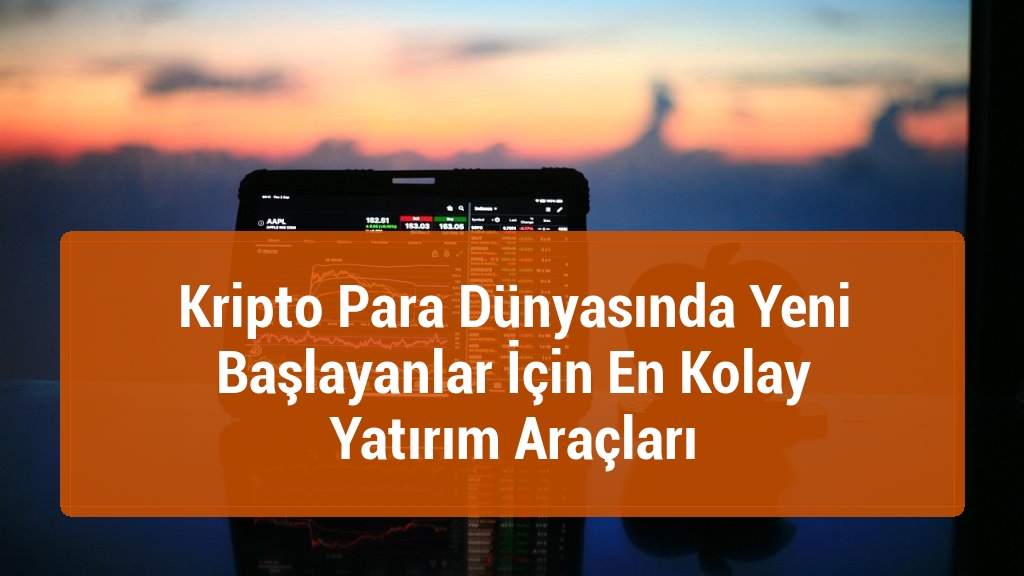 Kripto Para Dünyasında Yeni Başlayanlar İçin En Kolay Yatırım Araçları