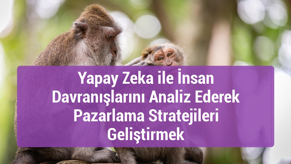 Yapay Zeka ile İnsan Davranışlarını Analiz Ederek Pazarlama Stratejileri Geliştirmek
