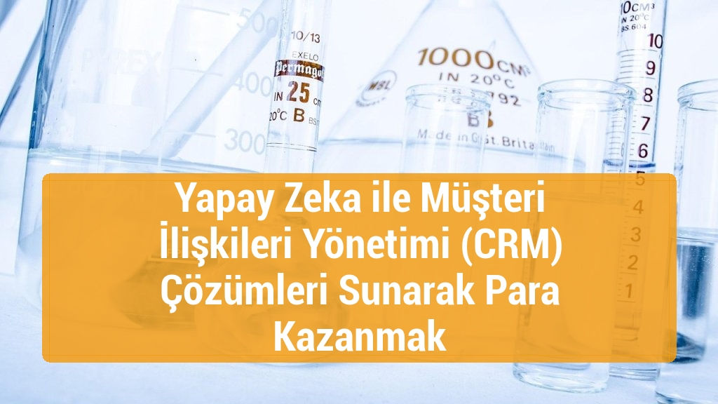 Yapay Zeka ile Müşteri İlişkileri Yönetimi (CRM) Çözümleri Sunarak Para Kazanmak