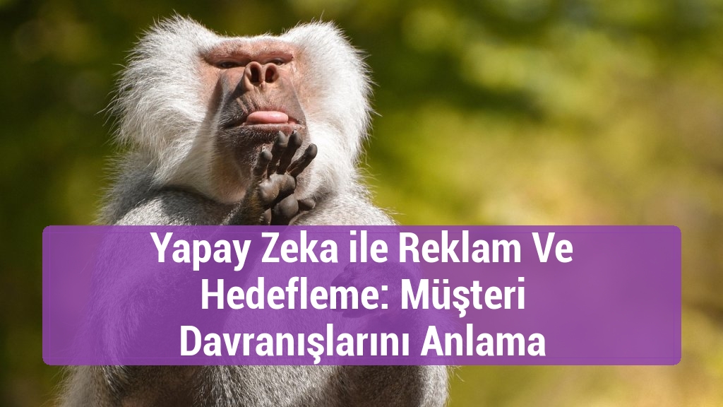 Yapay Zeka ile Reklam Ve Hedefleme: M&uuml;şteri Davranışlarını Anlama