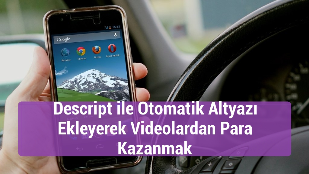 Descript ile Otomatik Altyazı Ekleyerek Videolardan Para Kazanmak