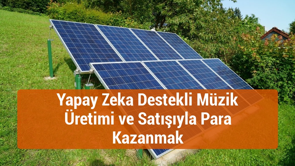 Yapay Zeka Destekli Müzik Üretimi ve Satışıyla Para Kazanmak