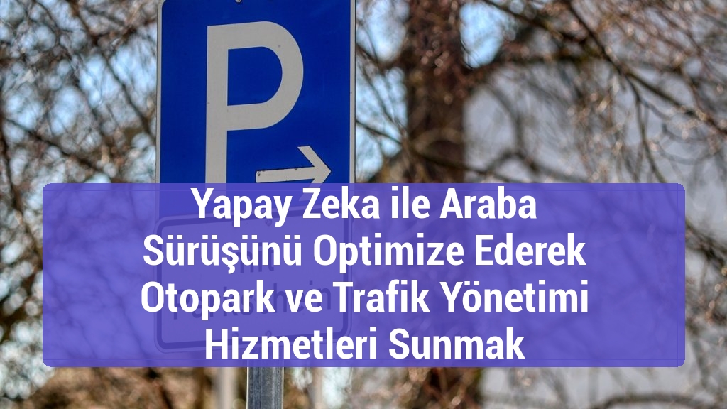 Yapay Zeka ile Araba Sürüşünü Optimize Ederek Otopark ve Trafik Yönetimi Hizmetleri Sunmak