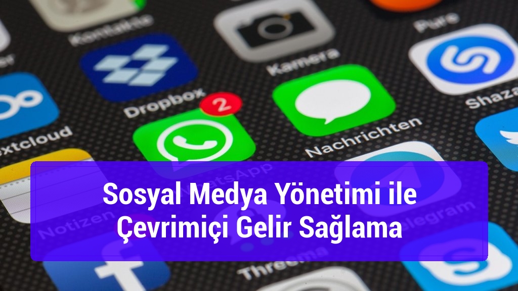 Sosyal Medya Yönetimi ile Çevrimiçi Gelir Sağlama