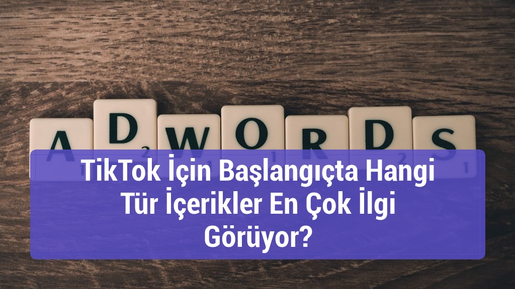 TikTok İçin Başlangıçta Hangi Tür İçerikler En Çok İlgi Görüyor?