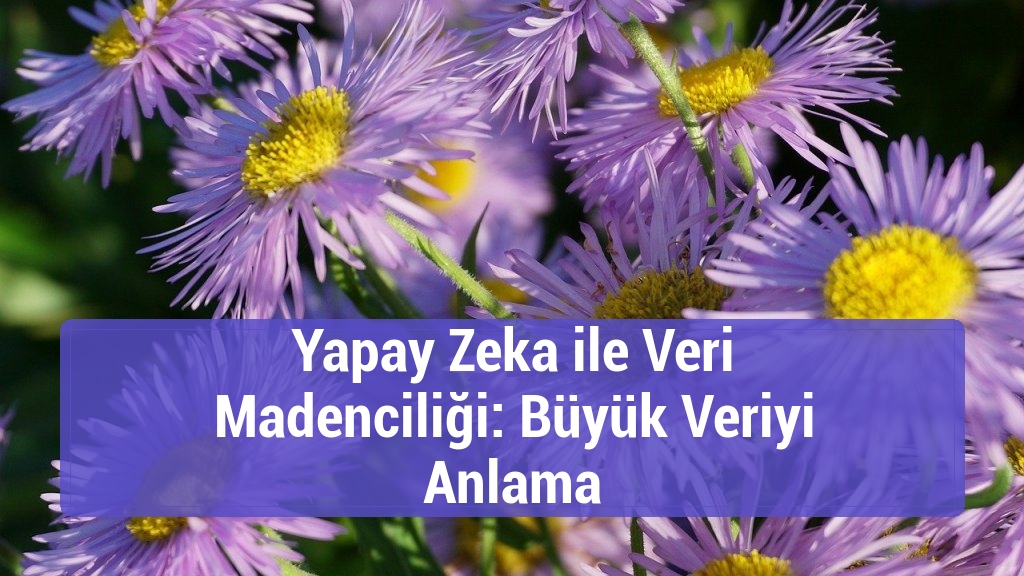 Yapay Zeka ile Veri Madenciliği: Büyük Veriyi Anlama