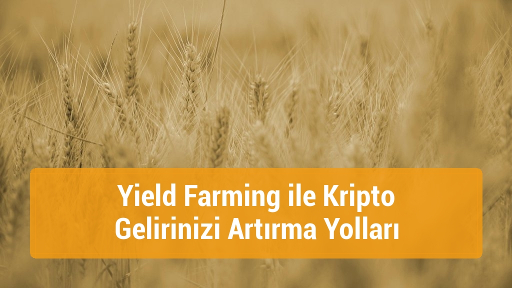 Yield Farming ile Kripto Gelirinizi Artırma Yolları