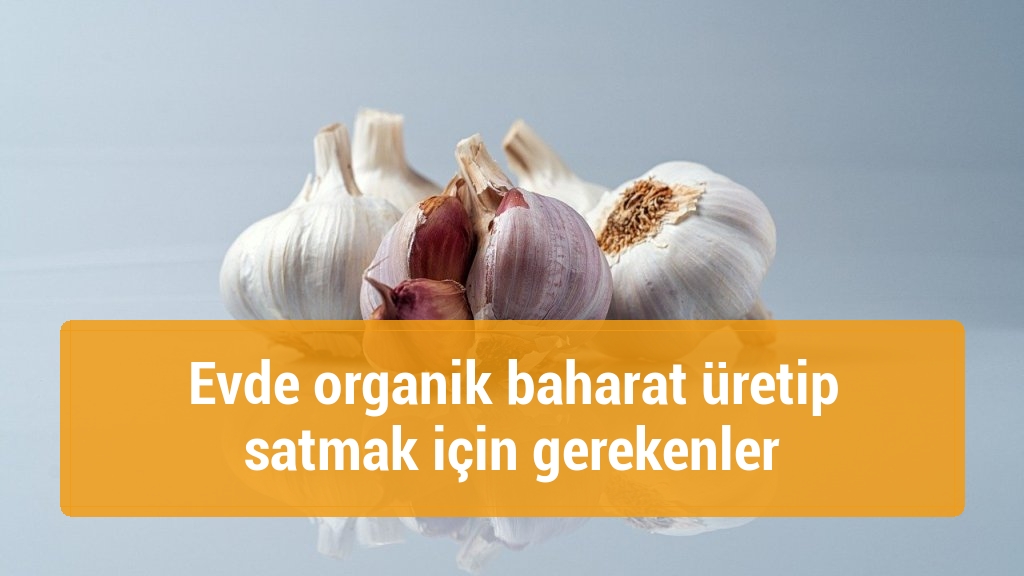 Evde organik baharat üretip satmak için gerekenler